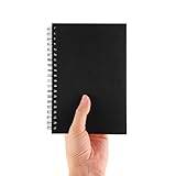 DSTELIN Blank Spiral Notebook, 1-Pack, Soft Cover, Sketch book, 100 Pages / 50 Sheets, 7.5 inch x...