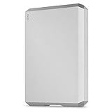 LaCie Mobile Drive 5TB External Hard Drive Portable HDD – Moon Silver USB-C USB 3.0, for Mac and...