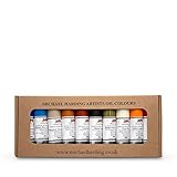 Michael Harding's Artist Oli Colours, Desert Oil Paint Set, Ten 40ml Tubes, 0030012