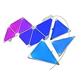 Nanoleaf Rhythm Edition WiFi Smart RGB 16M+ Color LED Dimmable Gaming and Home Decor Wall Lights...