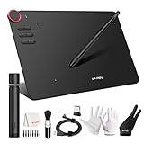 XP-PEN Deco 03 Drawing Tablet, 8192 Level Battery-Free Pen Stylus, 2.4G Wireless, Shortcut Dial,...