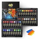 Magicfly Oil Paint, 40pcs (18ml/0.6oz), Rich Pigments, Vibrant, Non Toxic Paints for Professional...