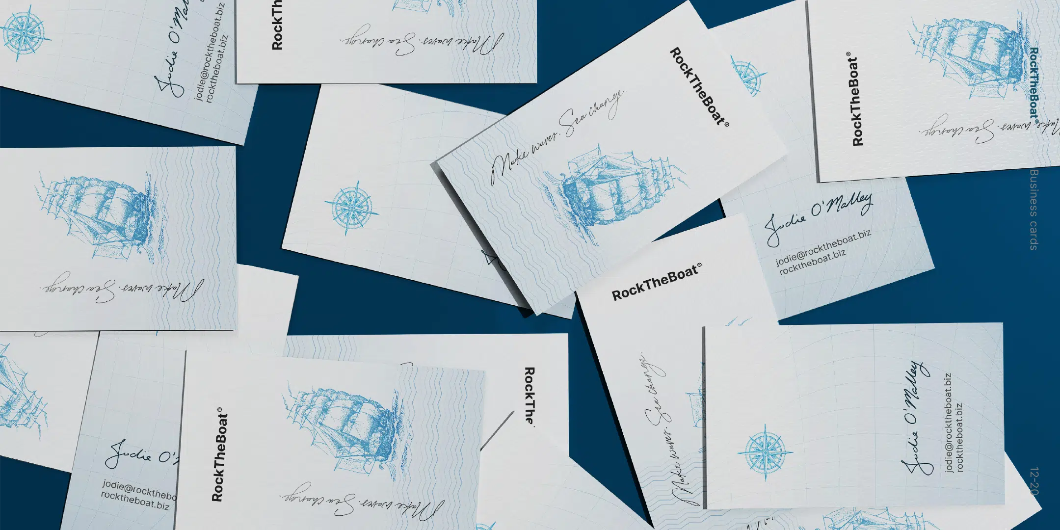 Rock The Boat Business Cards from Above