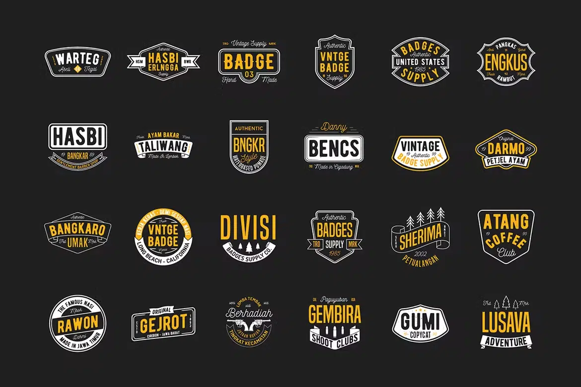 best Vintage logo & Badge templates