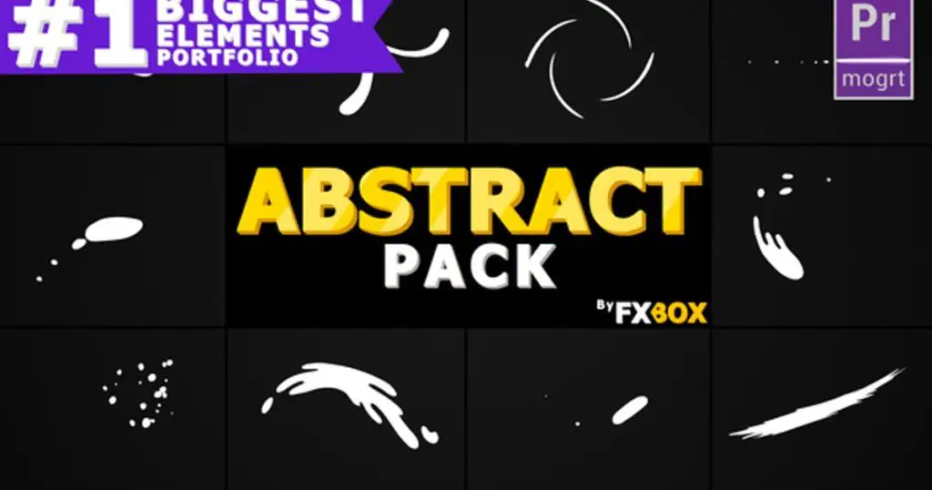 Abstract Shape Elements | Premiere Pro MOGRT