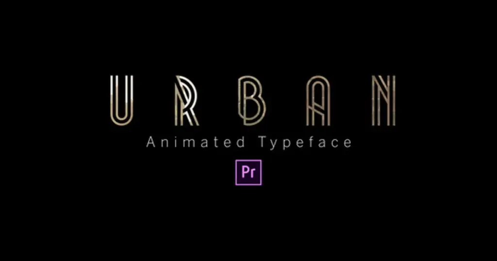 Urban - Animated Typeface