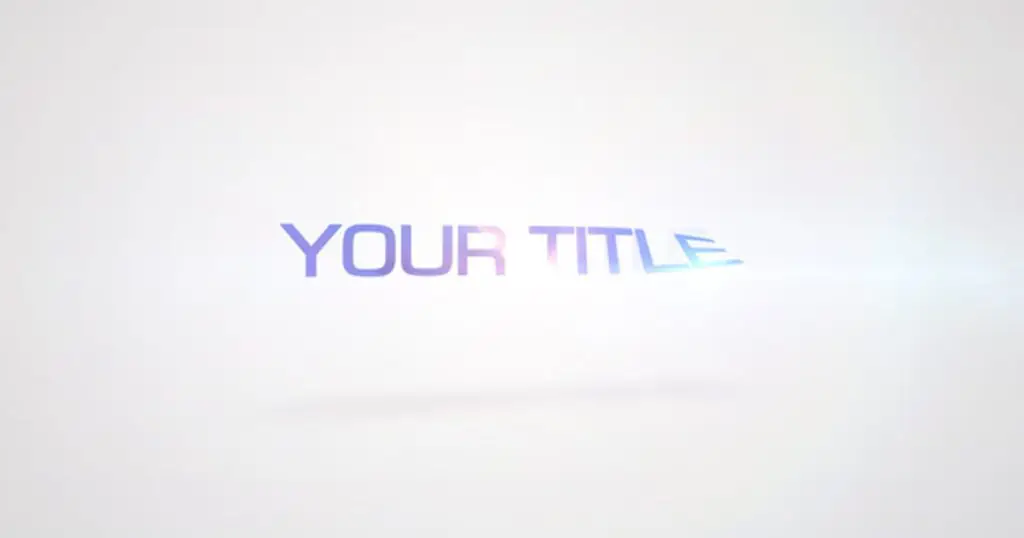 Clean Elegant Rotation Title 5