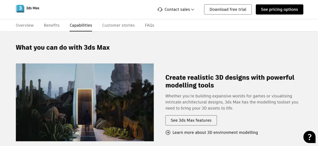 Image Credit: Autodesk 3ds Max