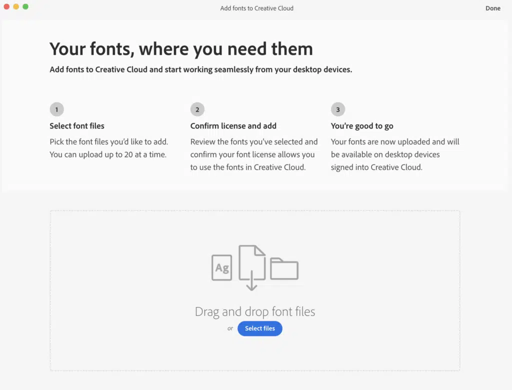 Add Font to Adobe