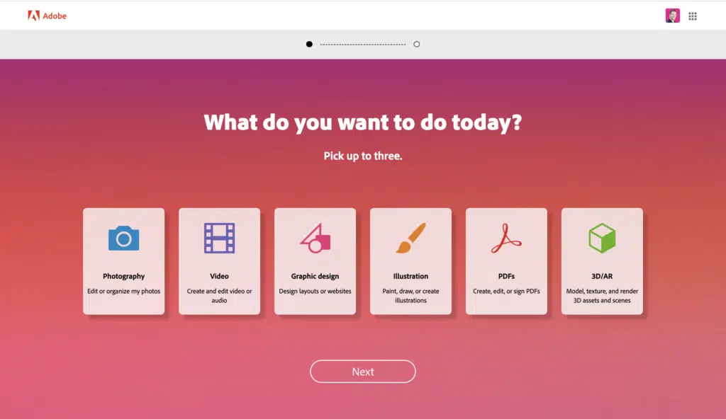 Adobe Software Quiz Recommender