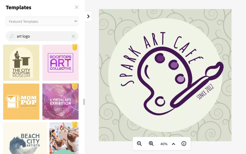 Adobe Spark - Best Free Logo Maker