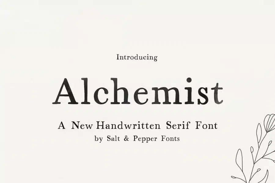 Alchemist Font Similar To Caslon