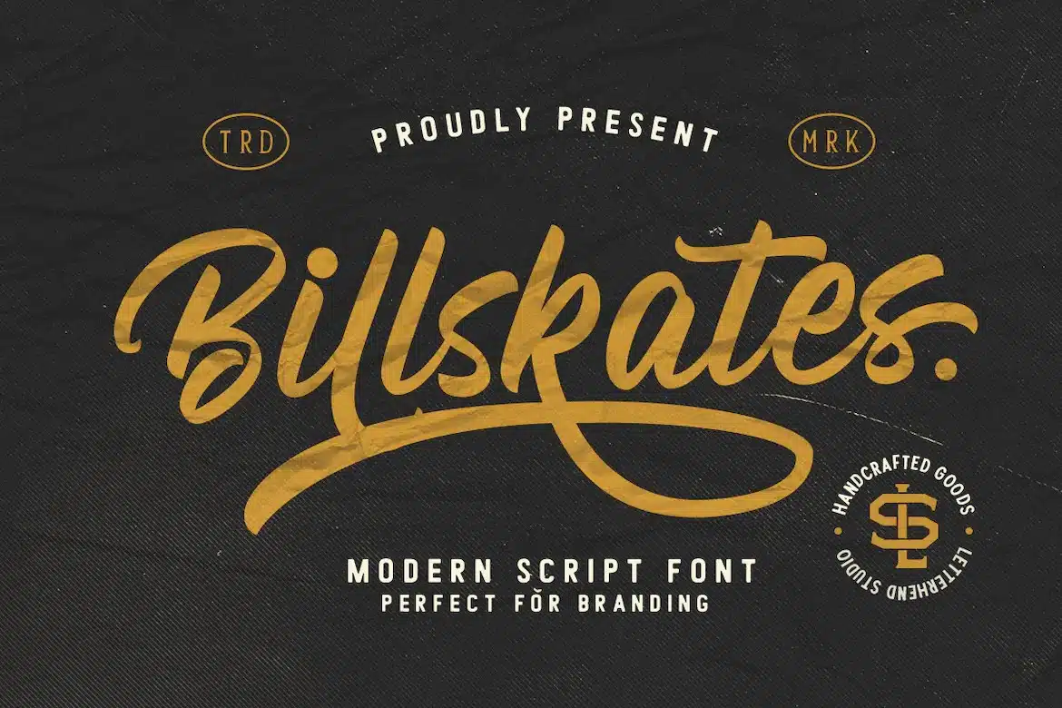A modern script Basketball Font