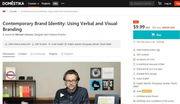 Contemporary Brand Identity - Domestika