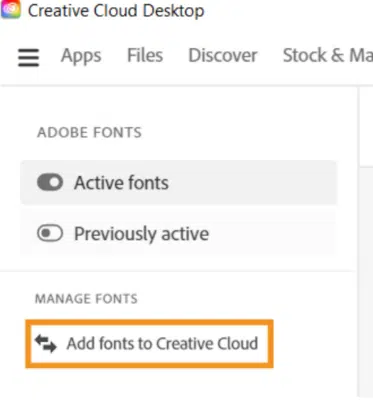 Add Fonts to Creative Cloud