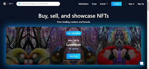 Crypto.com user interface