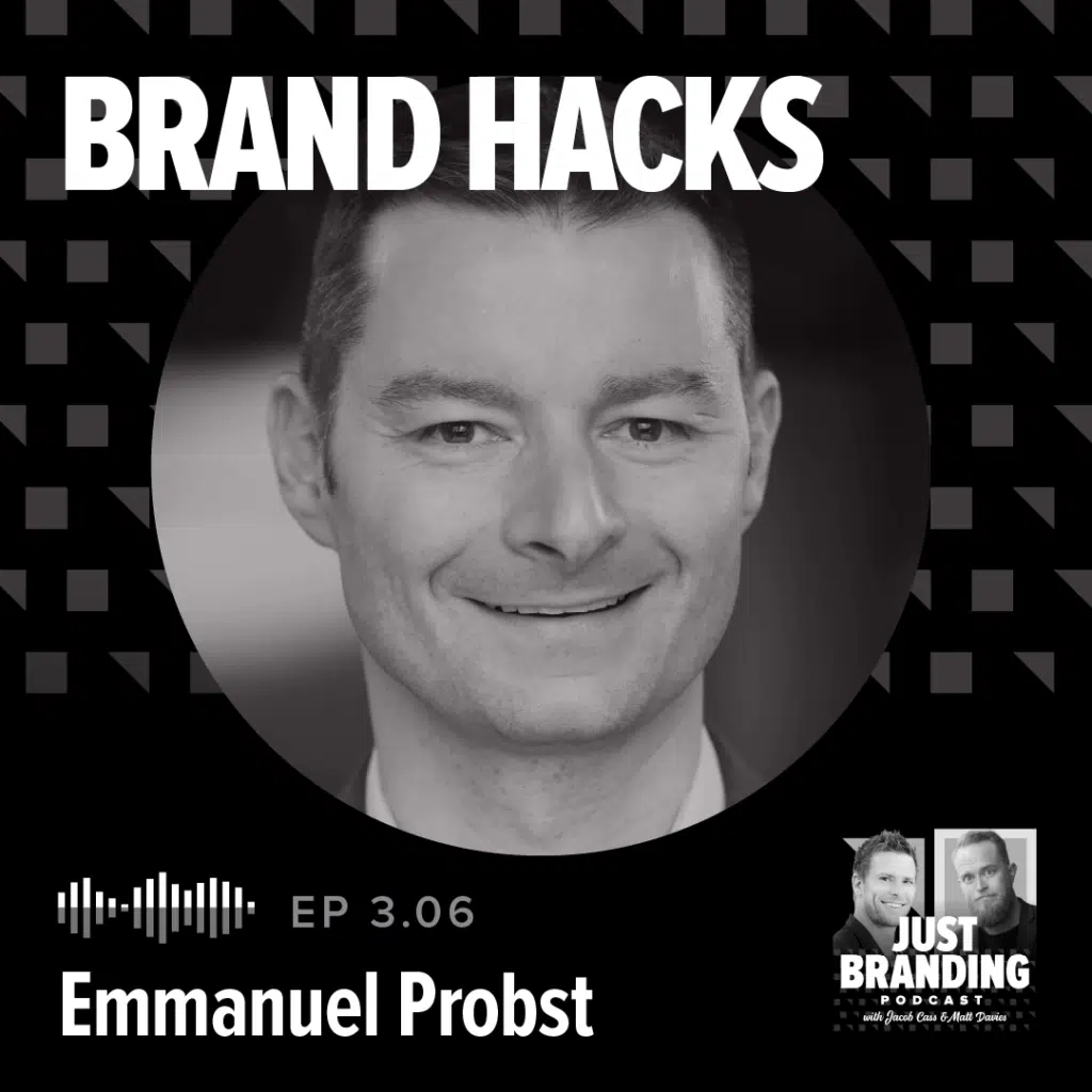 Emmanuel JUST Branding Podcast Cover