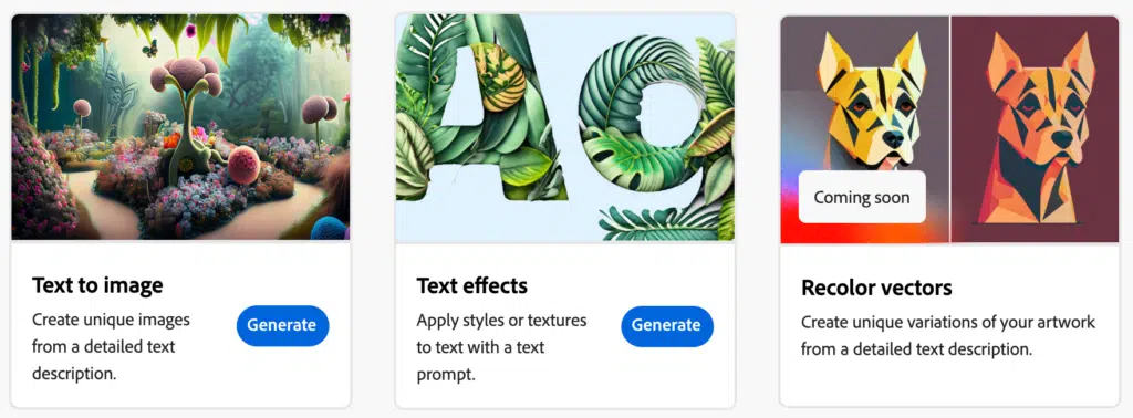 Adobe FireFly Features