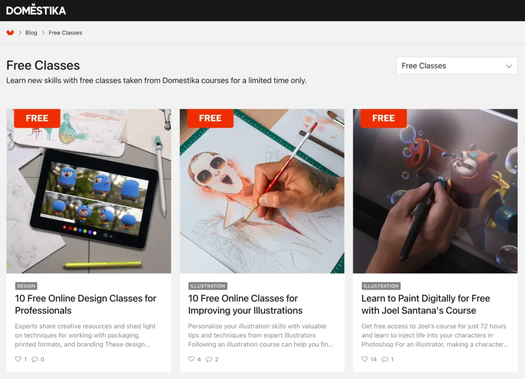 Free Domestika Design Courses
