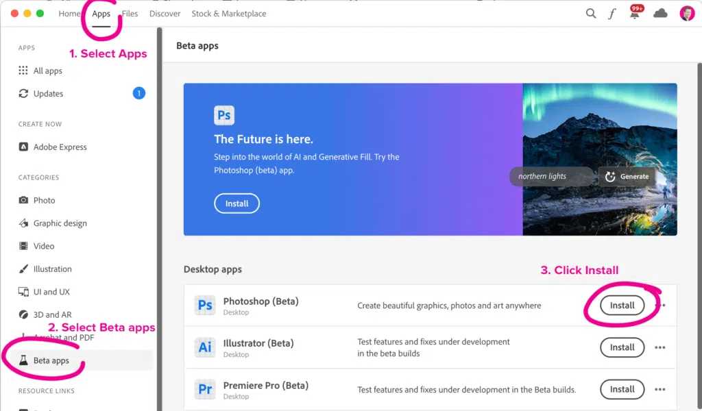 How to Get Photoshop Beta