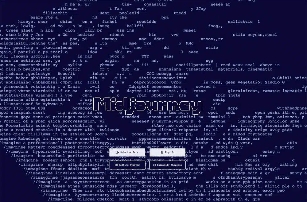 Midjourney Home Page