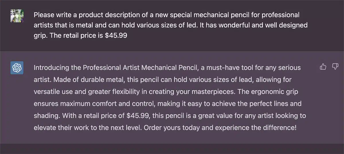 ChatGPT for Creatives