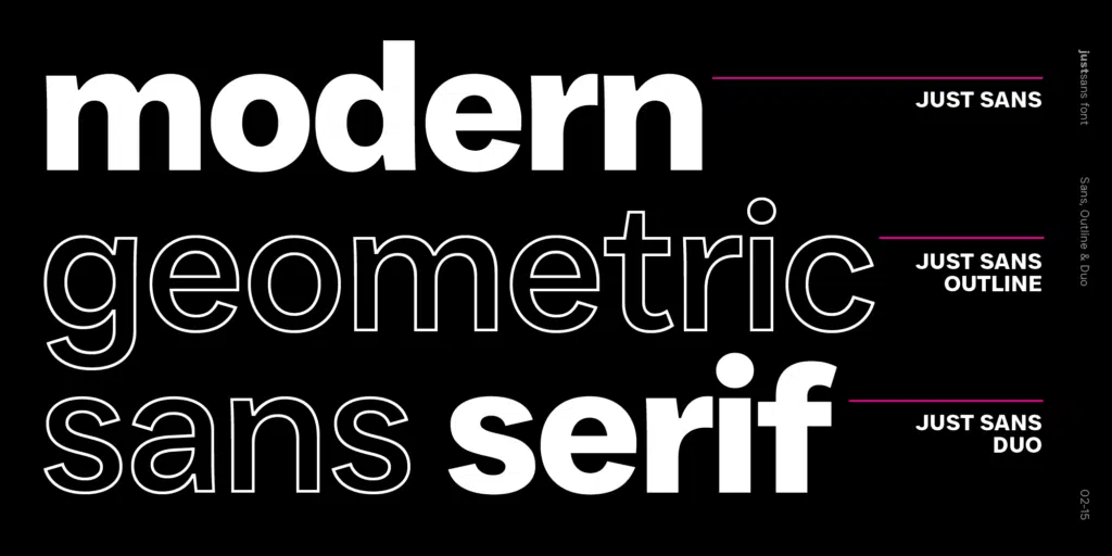 Just Sans Full Font Family