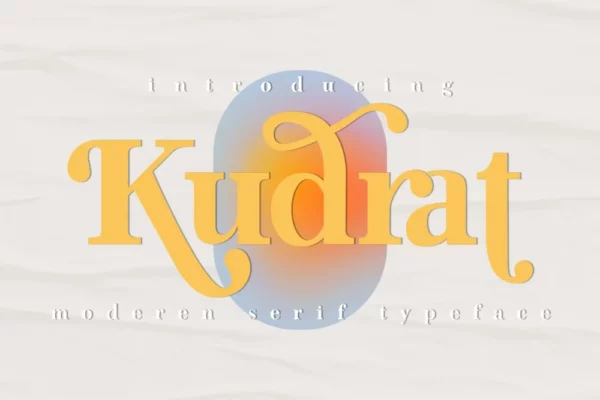 Kudrat Serif Typeface