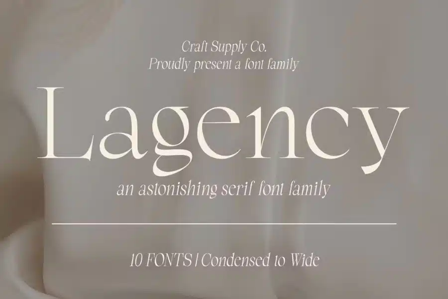 Lagency Font Similar To Caslon