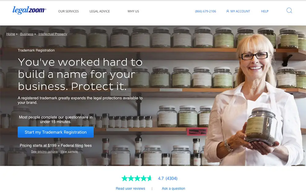 LegalZoom Trademark Registration