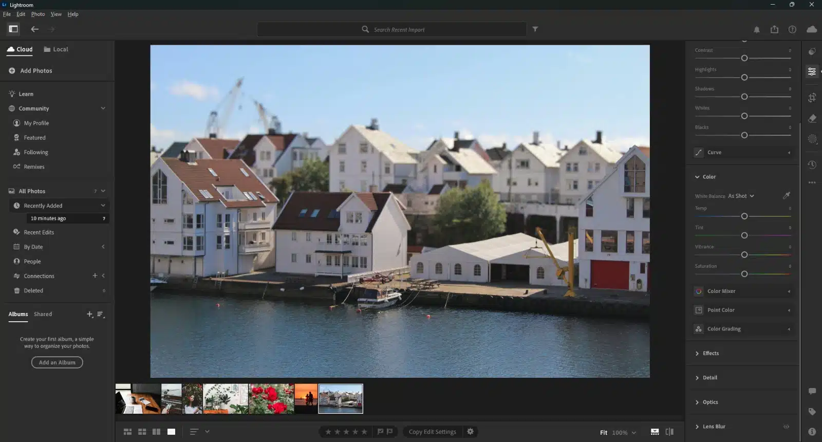 Image Loaded into Lens Blur 