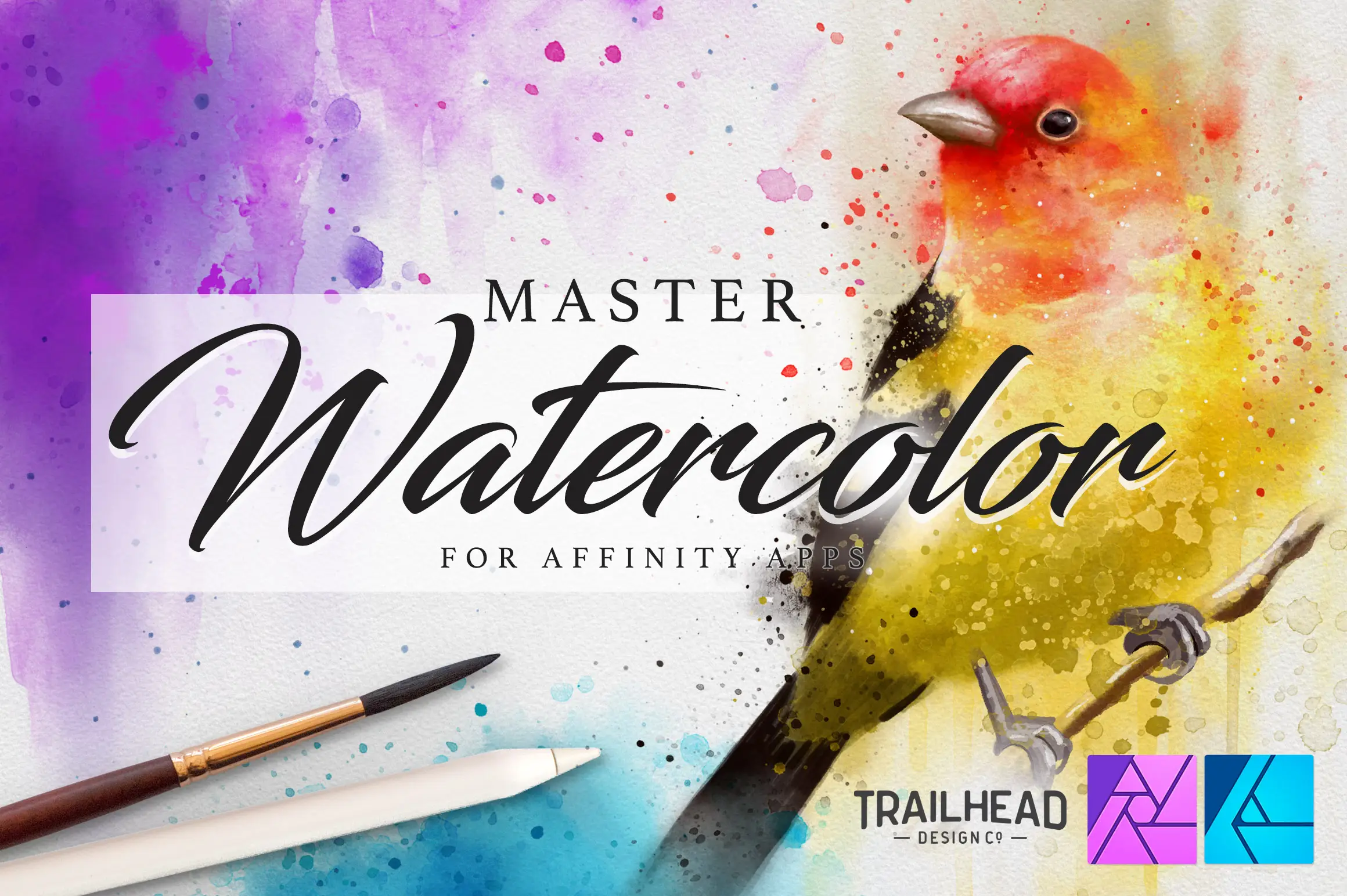 Master Watercolor Affinity Brushes