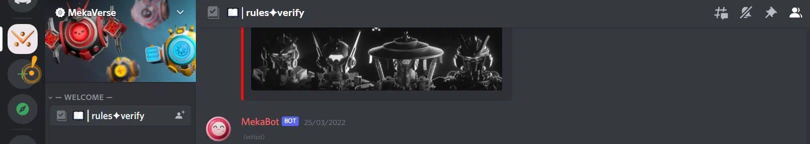 Mekaverse Discord NFT Community