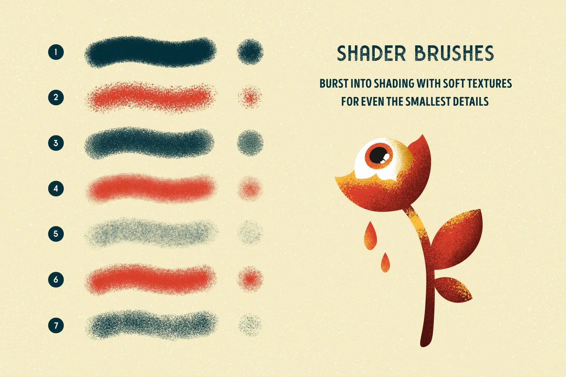 Memento Shader Brushes For Illustrator