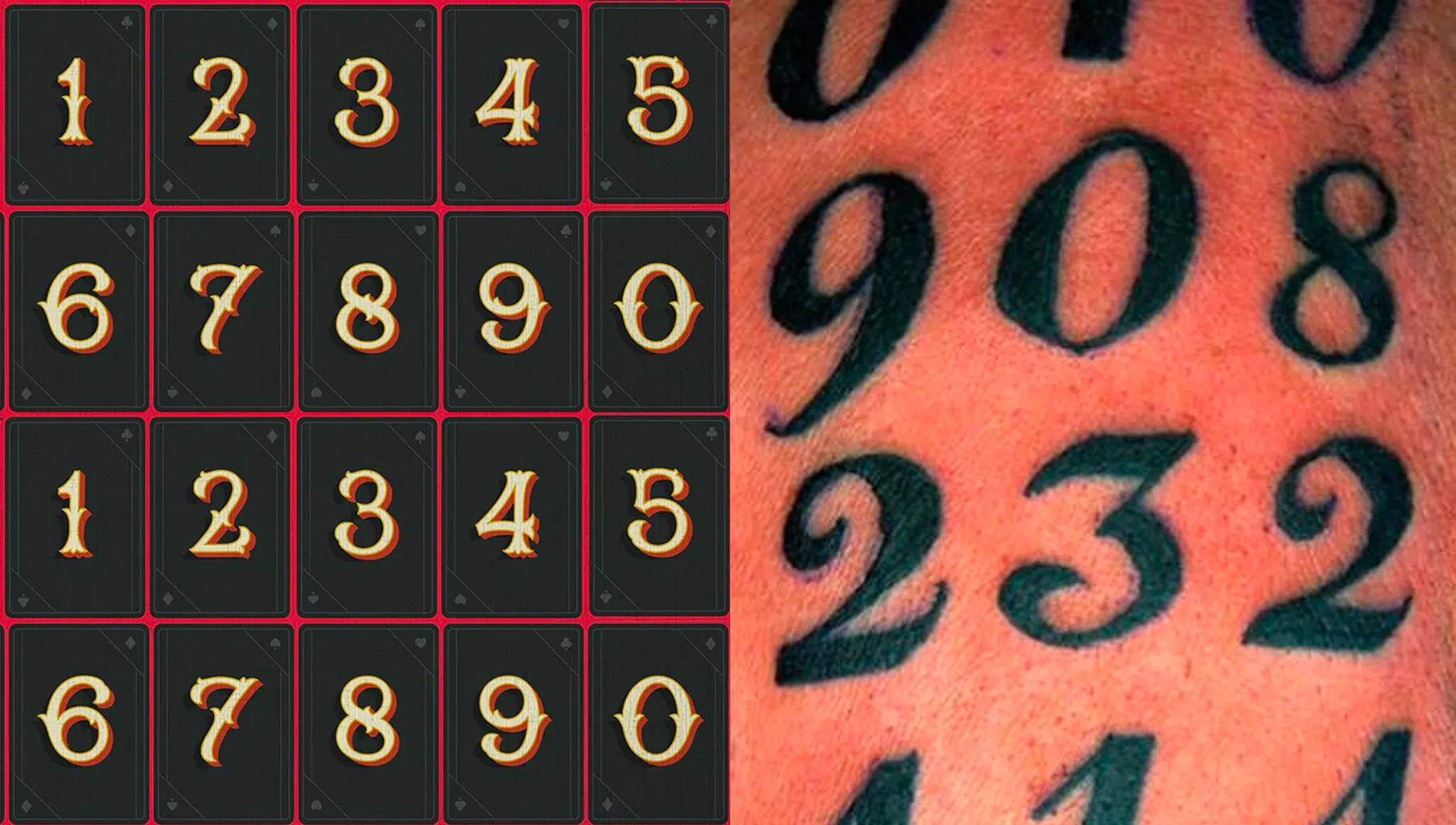 Best Tattoo Number Fonts