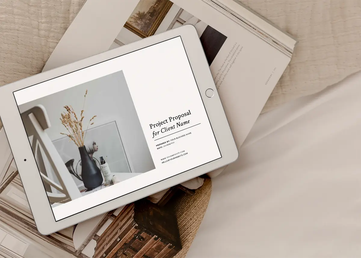 Professional Design Business Template - Client Proposal Template