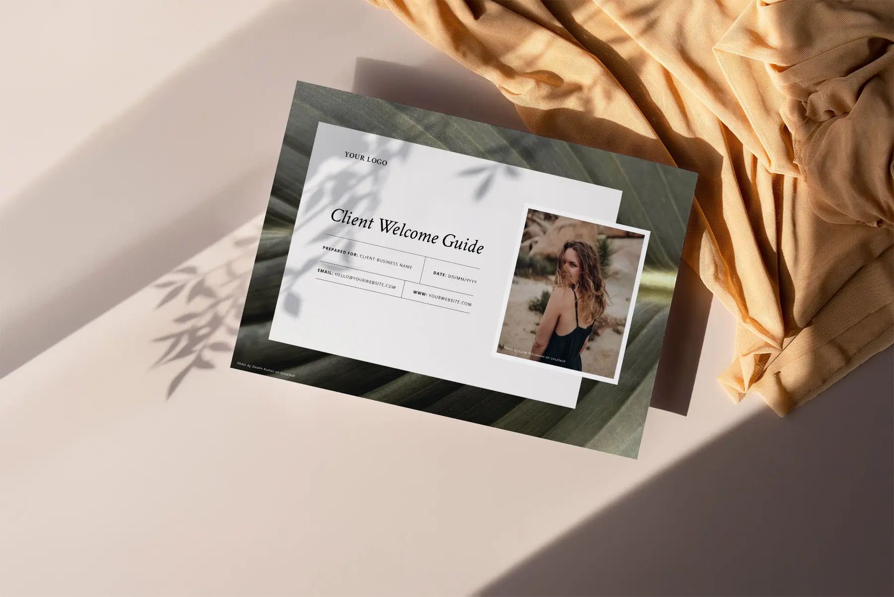 Professional Design Business Template - Welcome Onboarding Guide