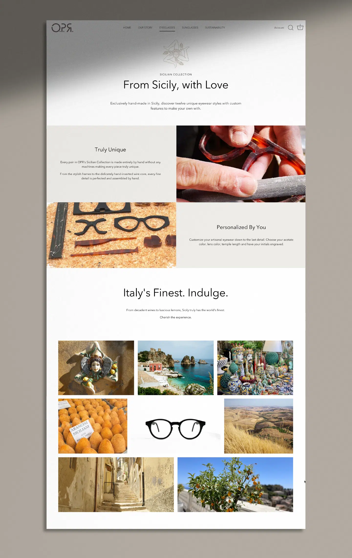 OPR Website Collections Page