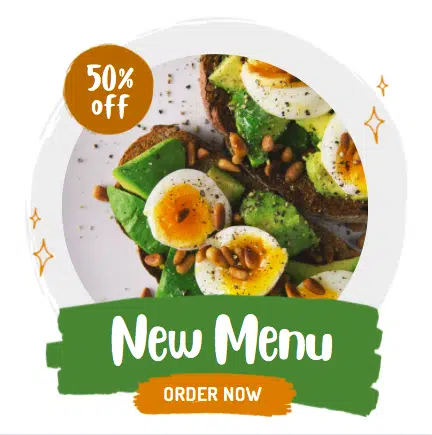 Food menu Instagram Template