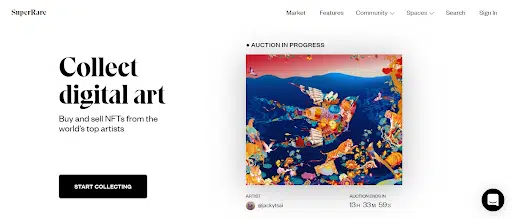 SuperRare Interface