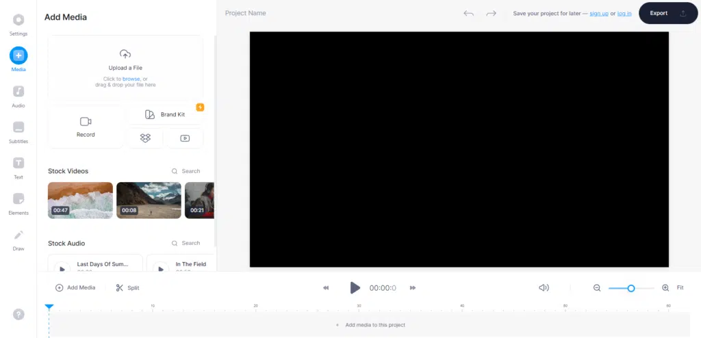 VEED.IO User Interface